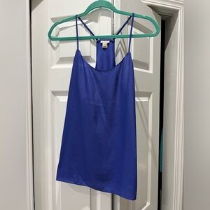 J. Crew Size 8 Blue Tank Top
